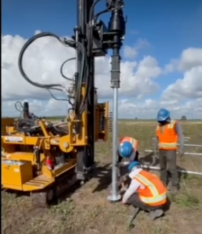 Challenger Screw Pile Driver for Strong Foundations