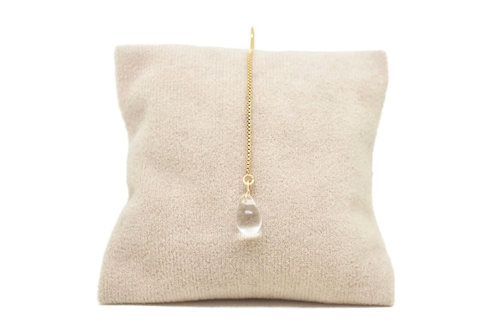 Miniature : boucle pendante goutte pluie