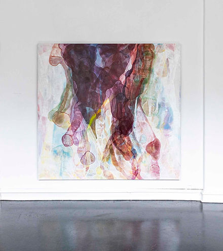 Stella Oh art painting Kunst Malerei Installation Default Mode Network Kunstverein Wolfenbüttel Zeichnung Aquarell Papier