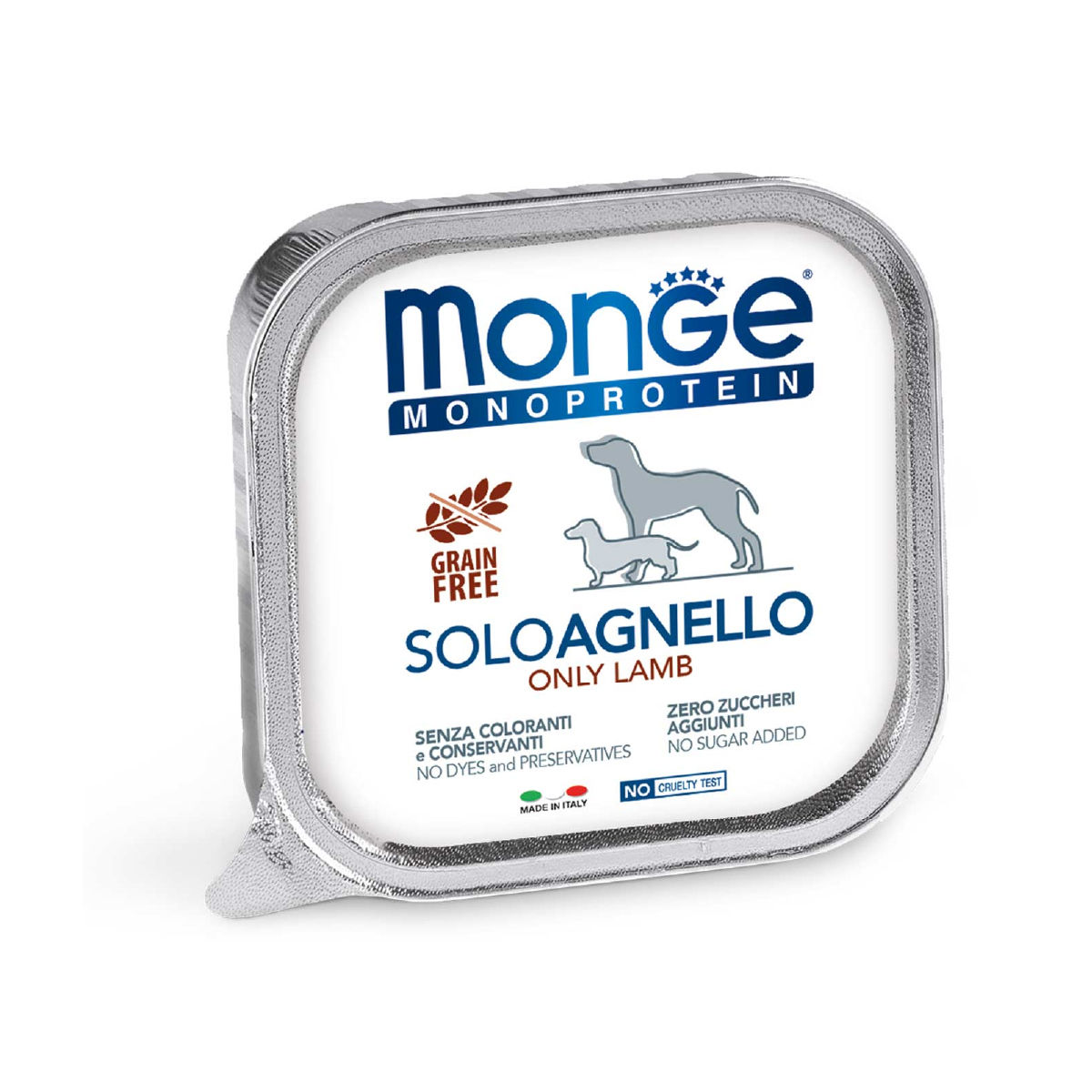 Monge Canine Monoprotein Cordero Alutray 150 gr