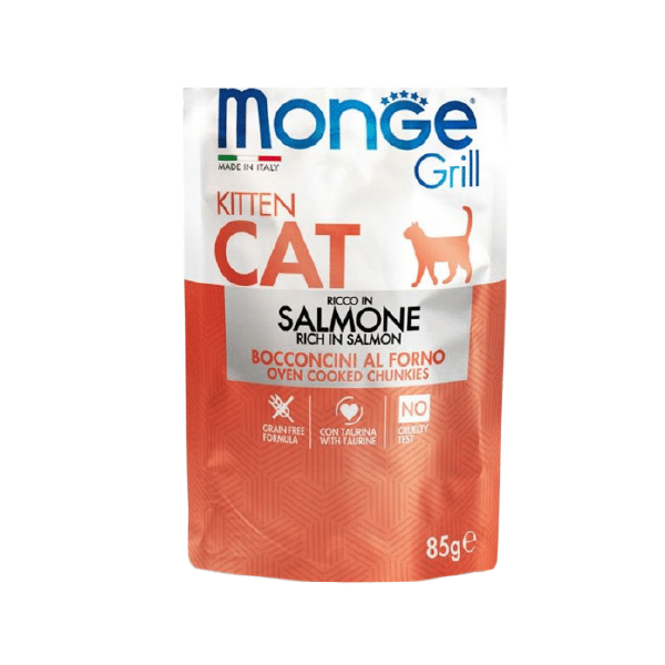 Monge - Feline Grill Kitten Salmon - 85 gr.