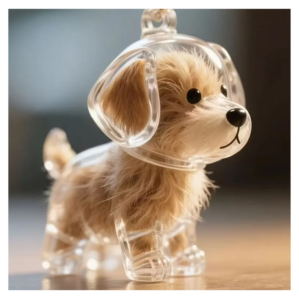 Catastrophe Guardapelo Llavero de Perro