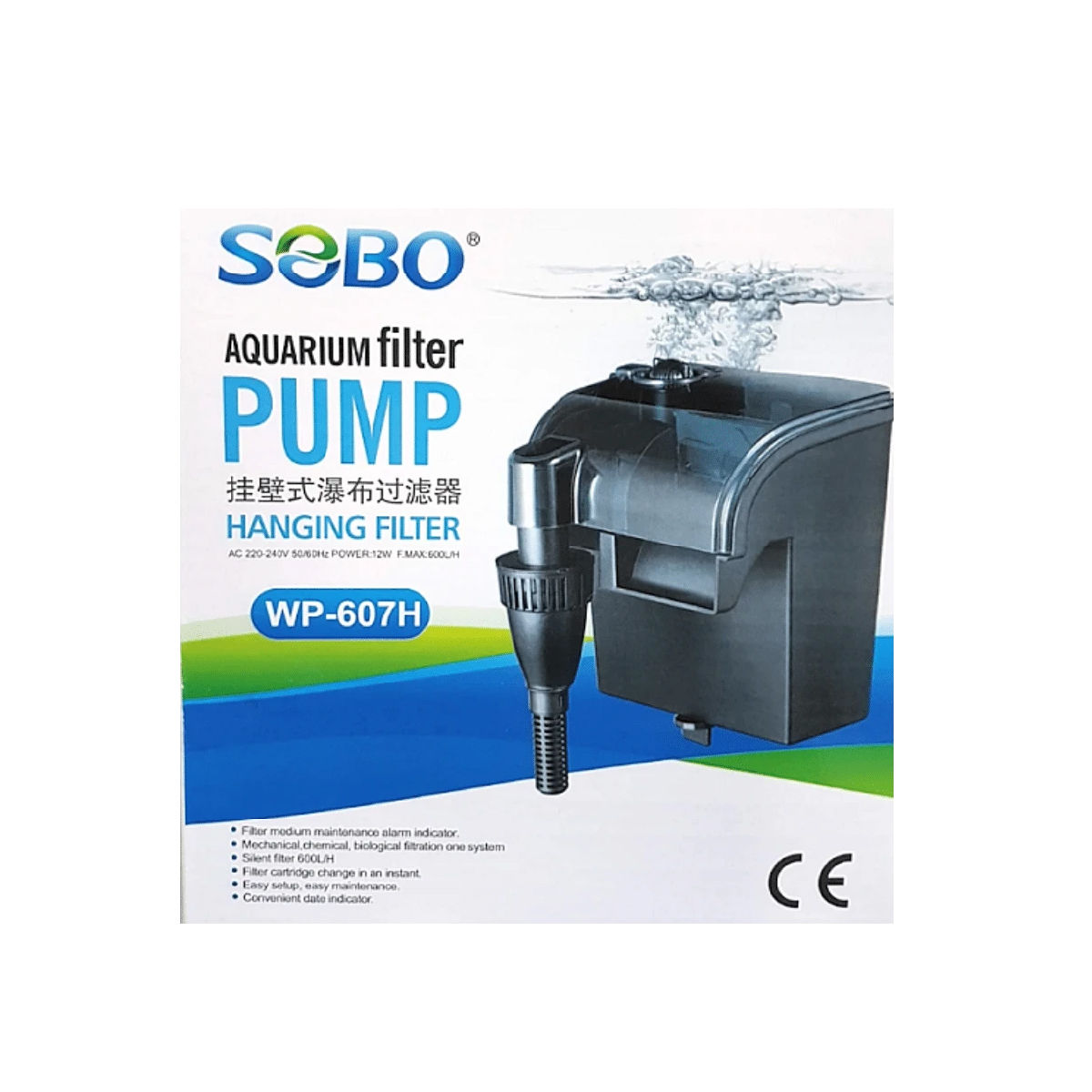 Sobo WP-607H Filtro Mochila xm