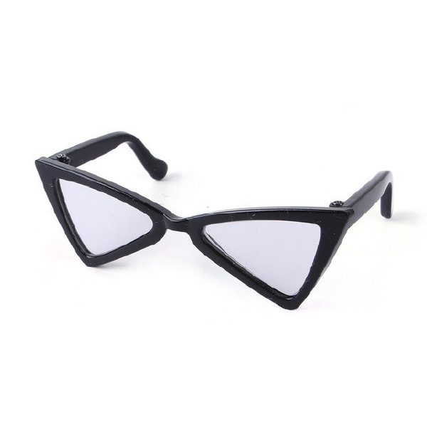 Miniatura: Gafas de Sol para Gatos - Marco Triangular Transparente