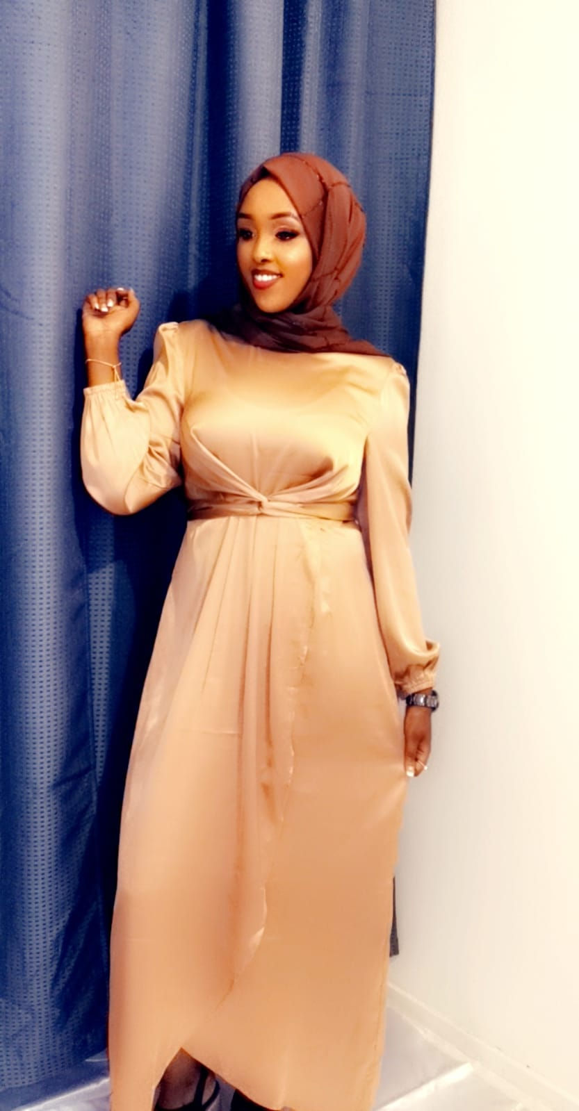 Thumbnail: Chic and Style full Plain dresses