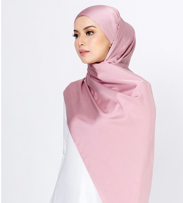 Thumbnail: Plain Satin Silk Hijab
