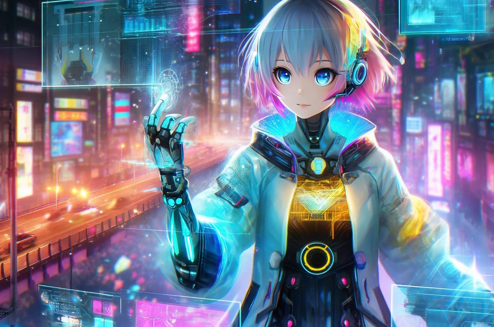 ボカロ曲を歌う女性シンガーのイメージ