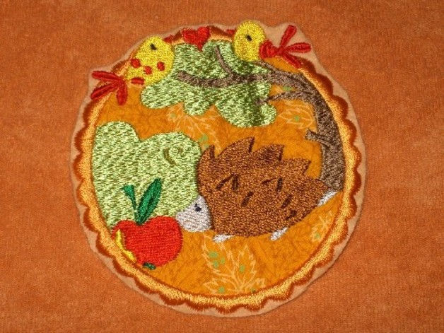 Igel Button Aufnäher