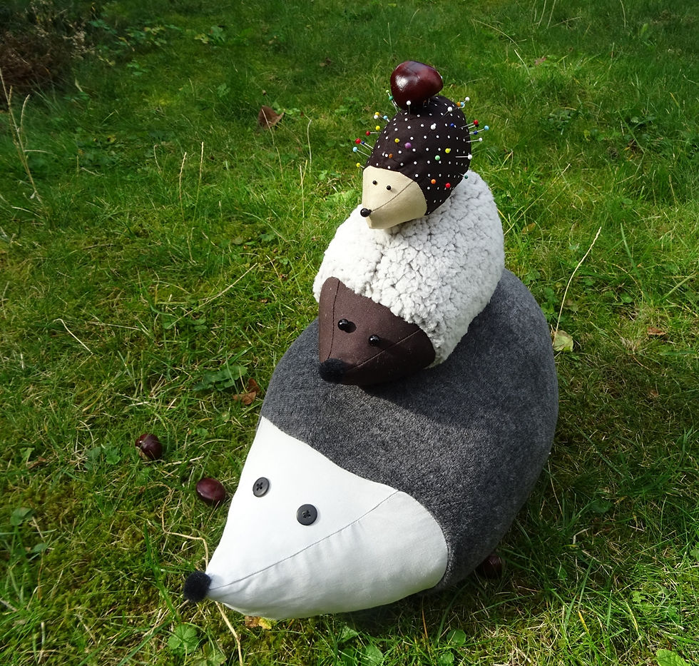 Miniaturbild: Igel Kuscheltier nähen mit Schnittmuster E- Book