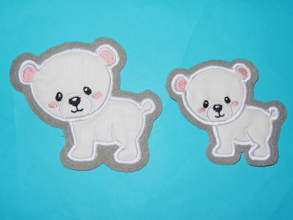 Eisbär Aufnäher