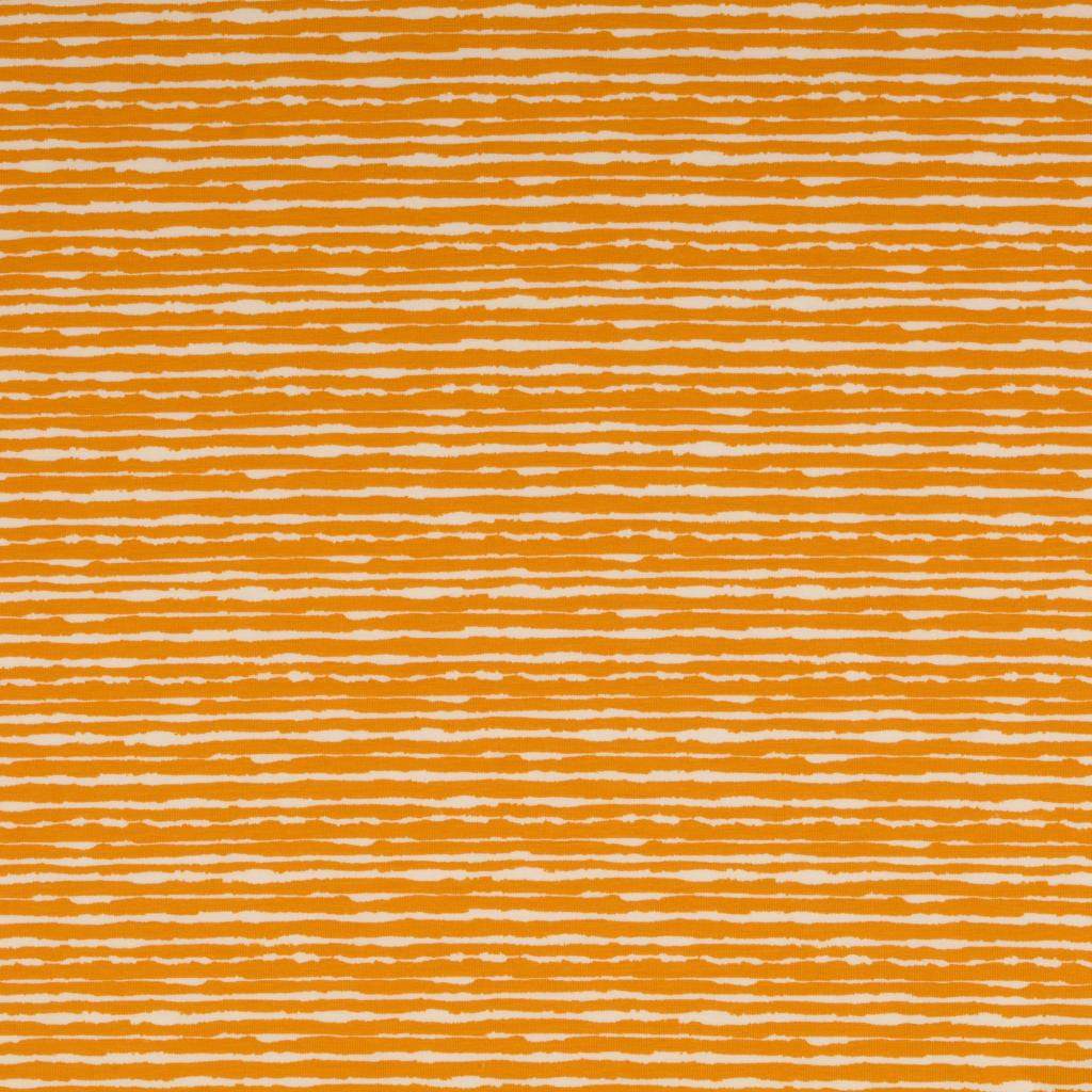 Jersey - Streifen senfgelb dunkelgelb