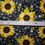 Miniaturbild: Baumwolle Webware - Timeless Treasure Sonnenblume und Biene
