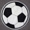 Miniaturbild: Stickdatei - Fußball Fussball für Stoffapplikationen