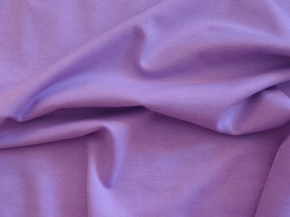 Elastic uni flieder helllila Polyester Jersey Stretchjersey Meterware