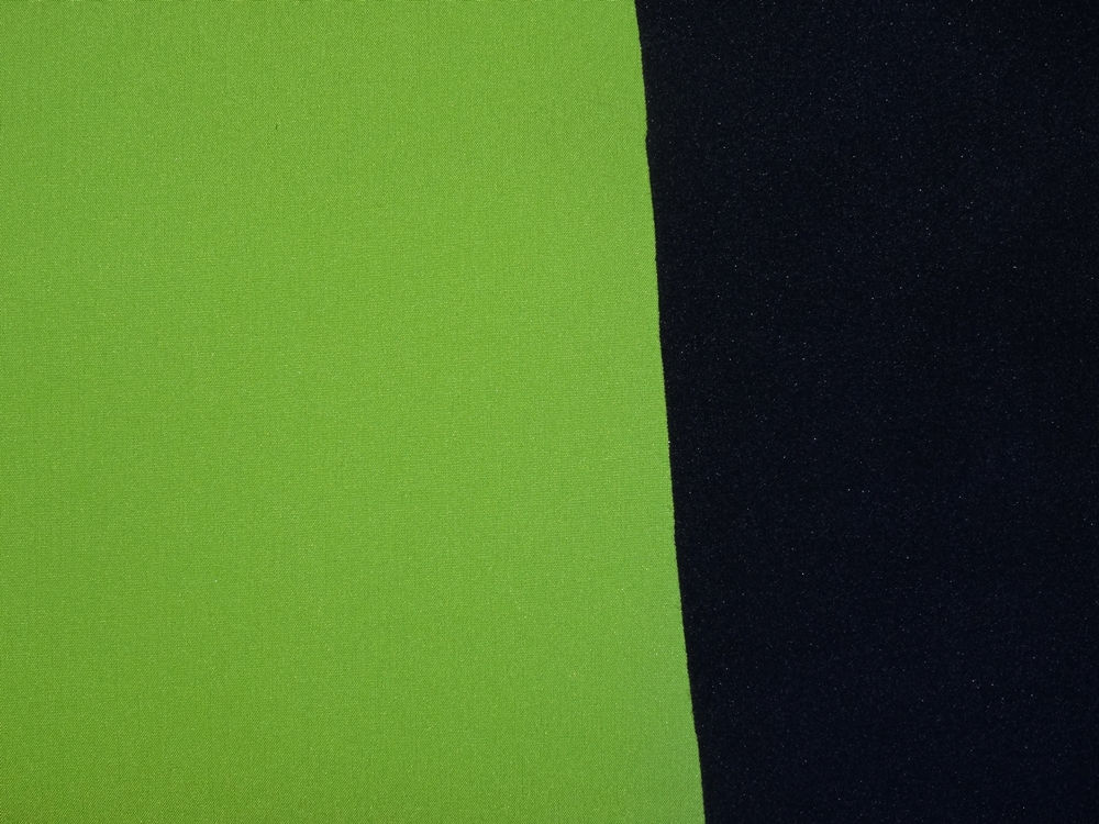 Softshell Fleece uni grün dunkelblau Meterware Winddicht