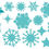 Miniaturbild: Schneeflocken Schneestern Stern Eisblumen Blumen Stickdatei