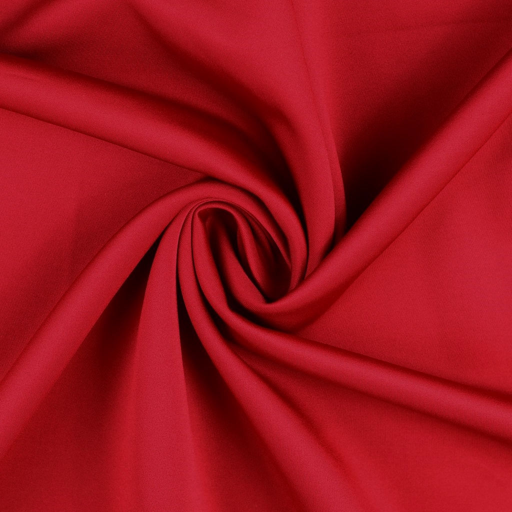 Scuba Funktionsjersey - für Sportjacken uni rot