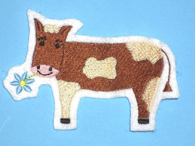 Kuh Berta Aufnäher