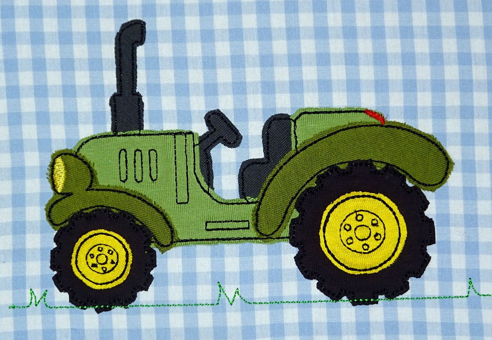Miniaturbild: Stickdatei - Doodle Traktor