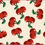 Miniaturbild: Obst Kirschen auf weiß Sommer allover Baumwolle Meterware