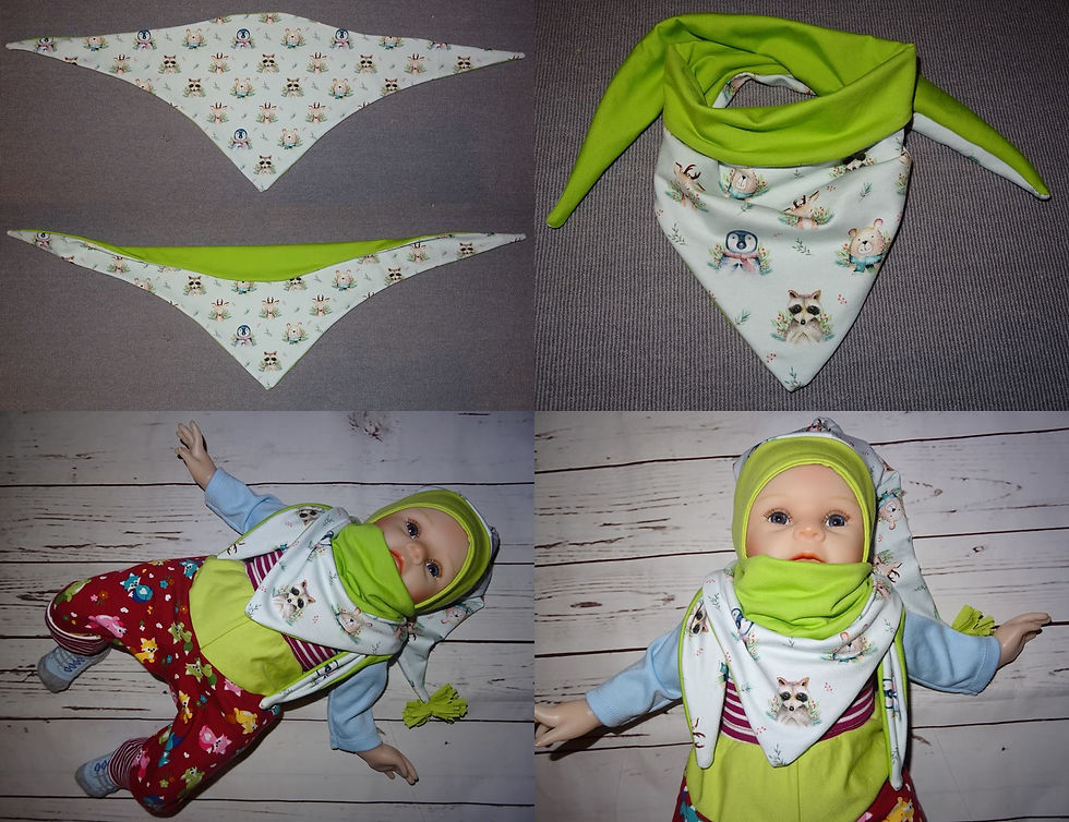 Miniaturbild: Dreieckstuch Tuch für die ganze Familie nähen E-Book