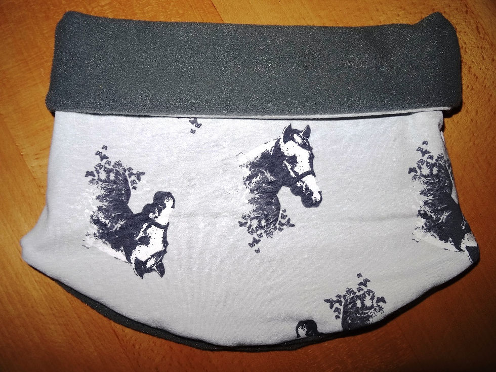 Miniaturbild: schneller Schlupfschal nähen Anleitung Halssocke