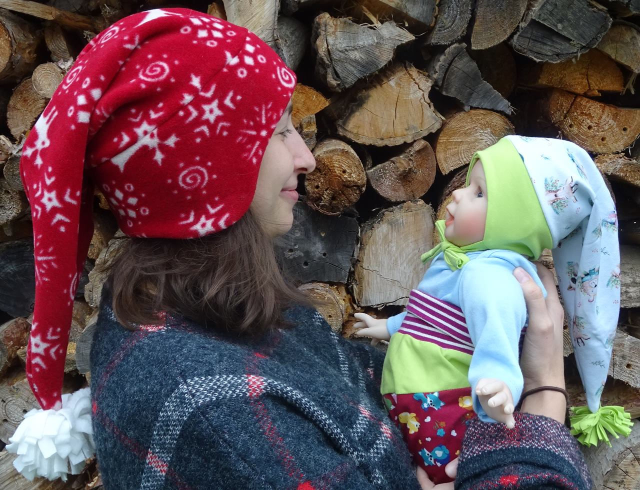 E-Book - Mütze Zipfelmütze alle Größen Bommelmütze nähen