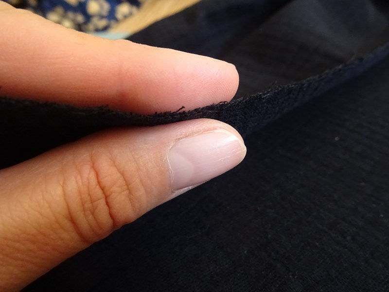 Miniaturbild: Vintage Slub Gauze -  uni schwarz