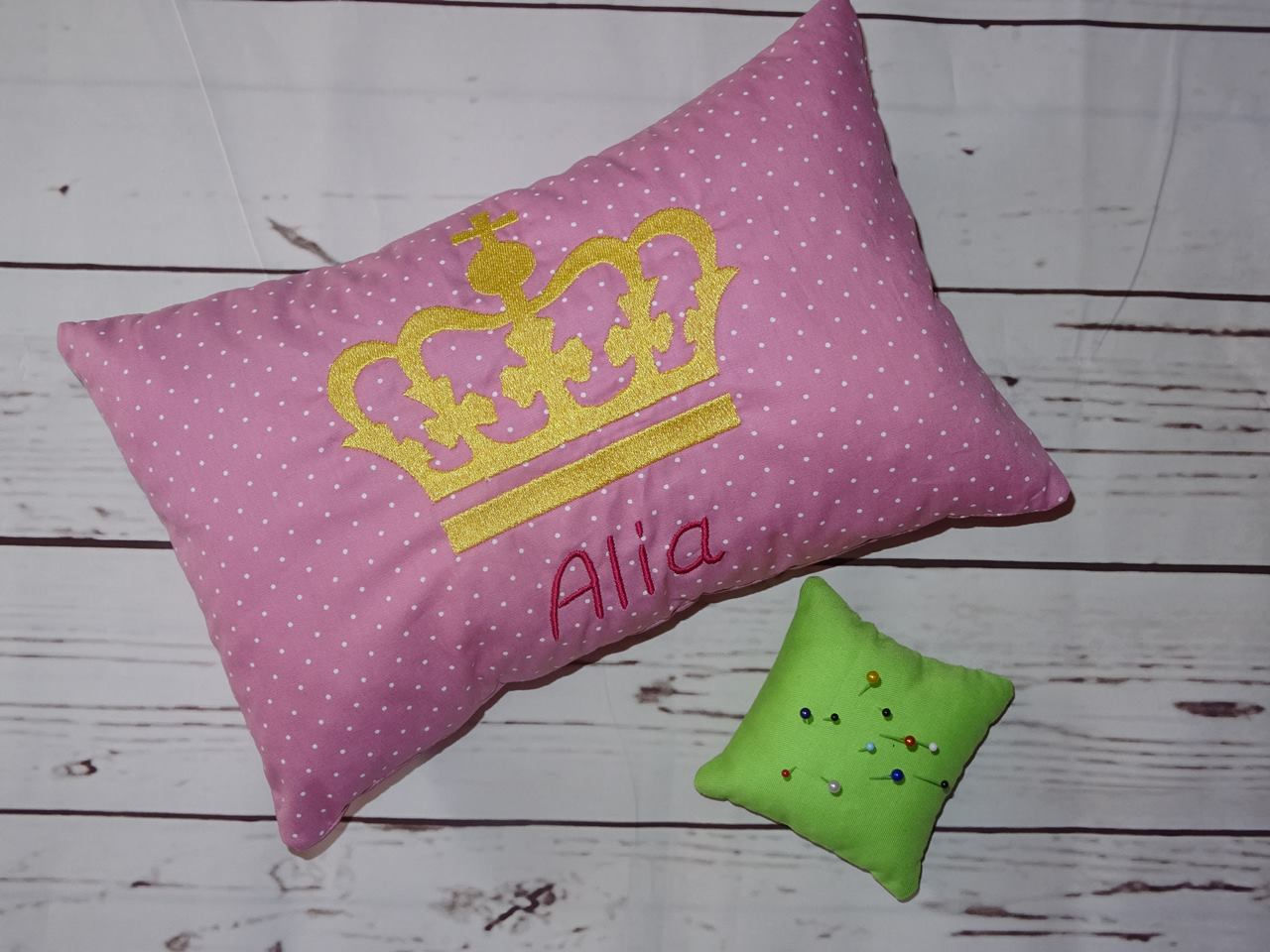 Kissenhülle leer ITH in 29 Größen für eigene Motive und Name Stickdatei