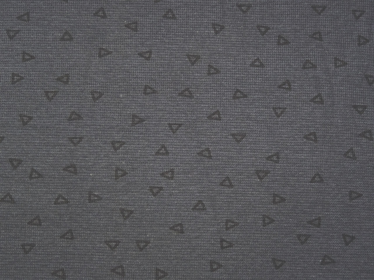 Bündchen Dreieck  - schwarz auf grau