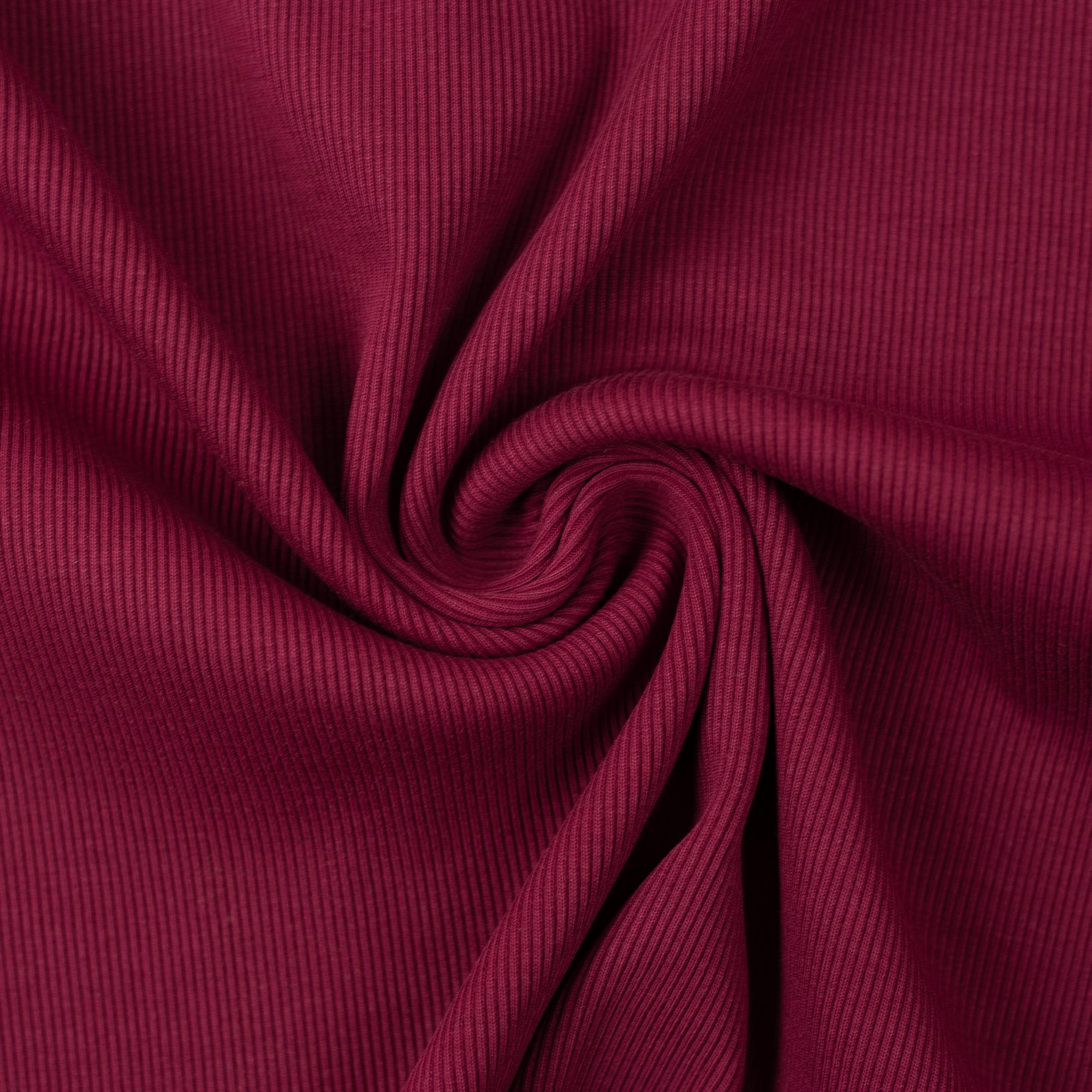Tessa Rippbündchen Bündchen Strickschlauch - uni - bordeaux1