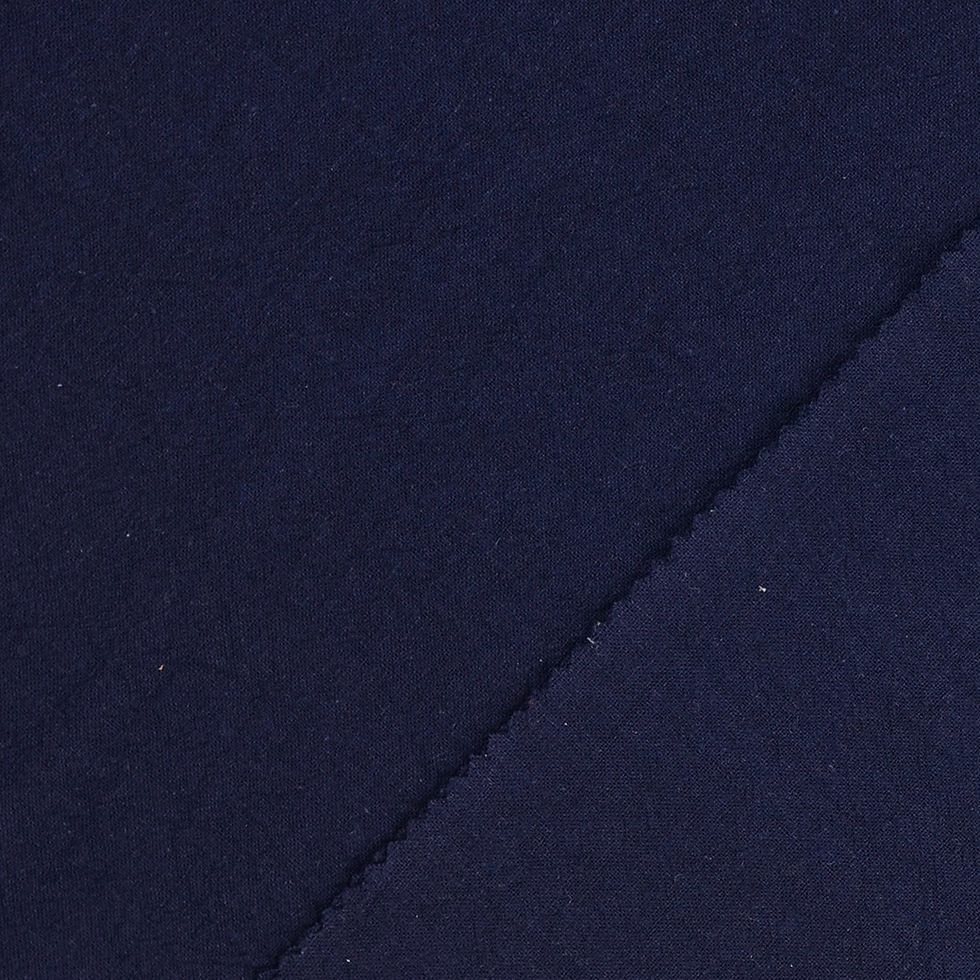Miniaturbild: Vintage Cotton Baumwolle Webware - uni einfarbig dunkelblau