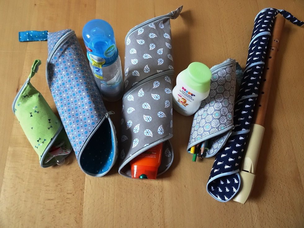 Miniaturbild: E- book Spiralmäppchen nähen Stiftetasche