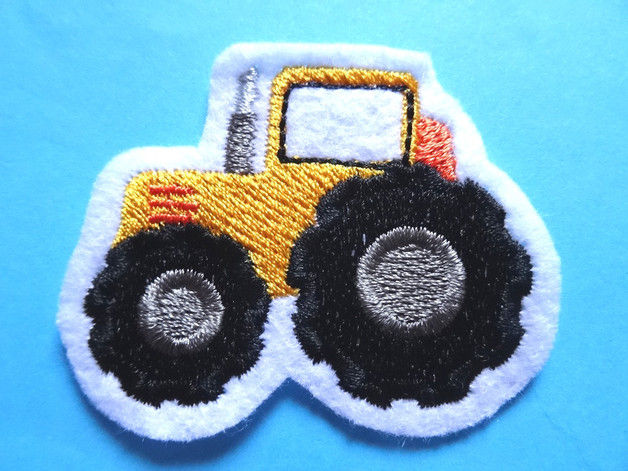 Mini Traktor Aufnäher