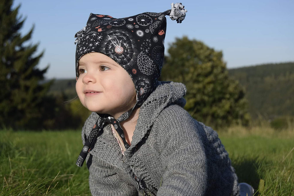 Miniaturbild: Mütze Zipfelmütze Dreispitz alle Größen Bommelmütze nähen
