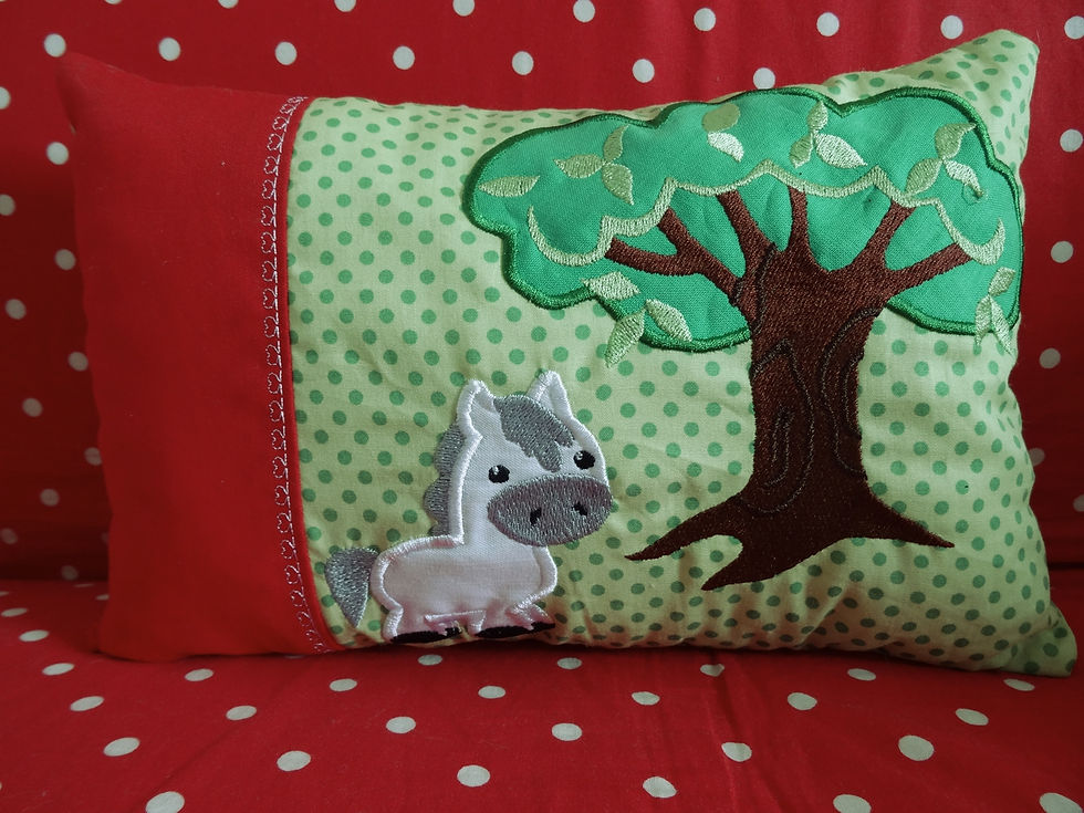 Miniaturbild: Pferd  Taschenmotiv + Kissen Pferd ITH Stickdatei