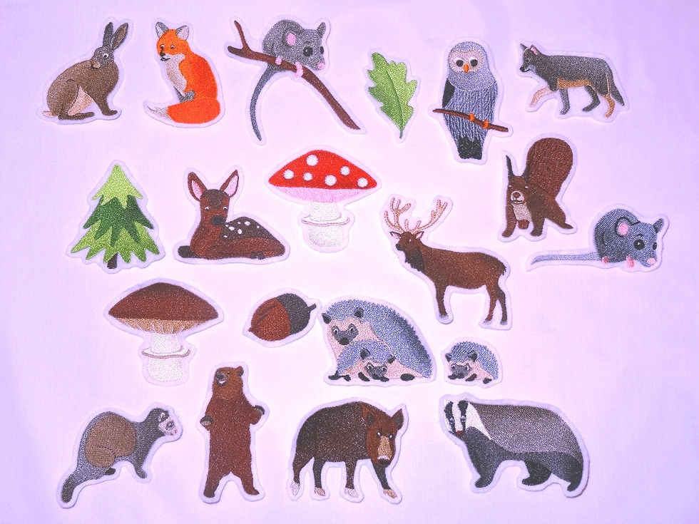 Miniaturbild: Stickdatei Waldtiere