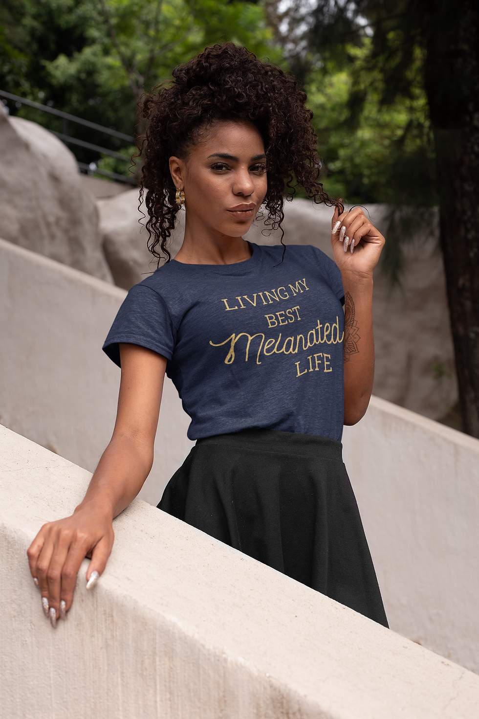 Melanated Life Short Sleeve Tee