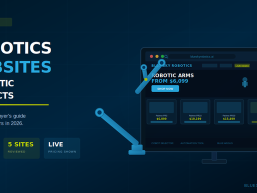 Best Robotics Websites and Robotic Products for Industrial Buyers in 2026