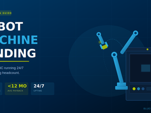 Robot Machine Tending: How a Cobot Keeps Your CNC Running 24/7