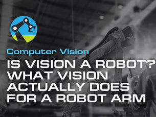 Is Vision a Robot? What Vision Actually Does for a Robot Arm