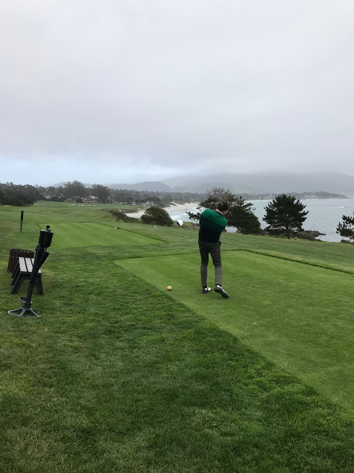 Pebble Beach 10th tee