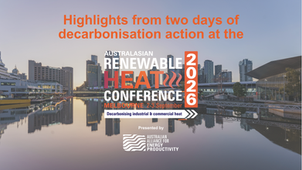 2026 Australasian Renewable Heat Conference in Melbourne!