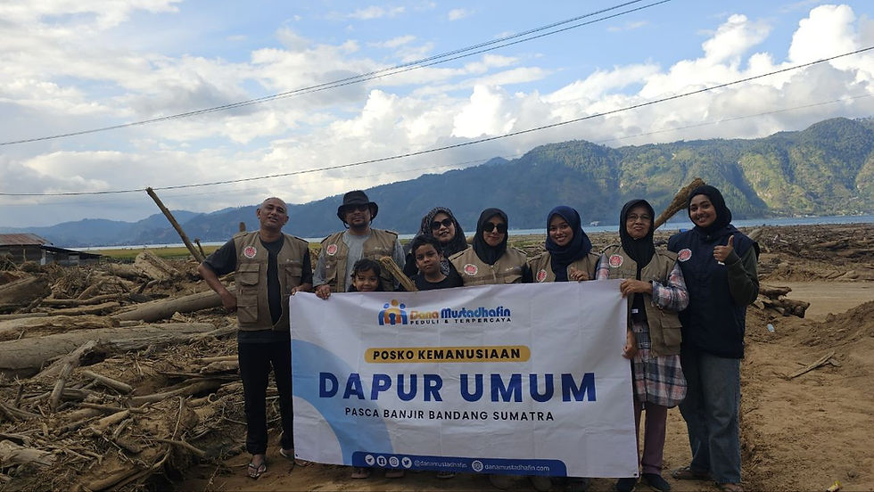 PEDULI BANJIR BANDANG ACEH TAMIANGDAPUR UMUM HADIR, RIBUAN WARGA TERDAMPAK TERBANTU