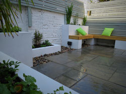 Evergreen Patio Garden In Hove