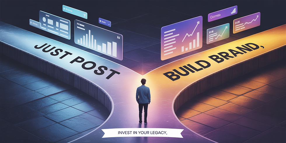 A digital marketer isn’t a content machine.
We are brand architects in the age of attention.
We help businesses be seen, heard — and chosen.
So next time someone says,
“You just post, right?”
Let’s smile. And let our results speak.