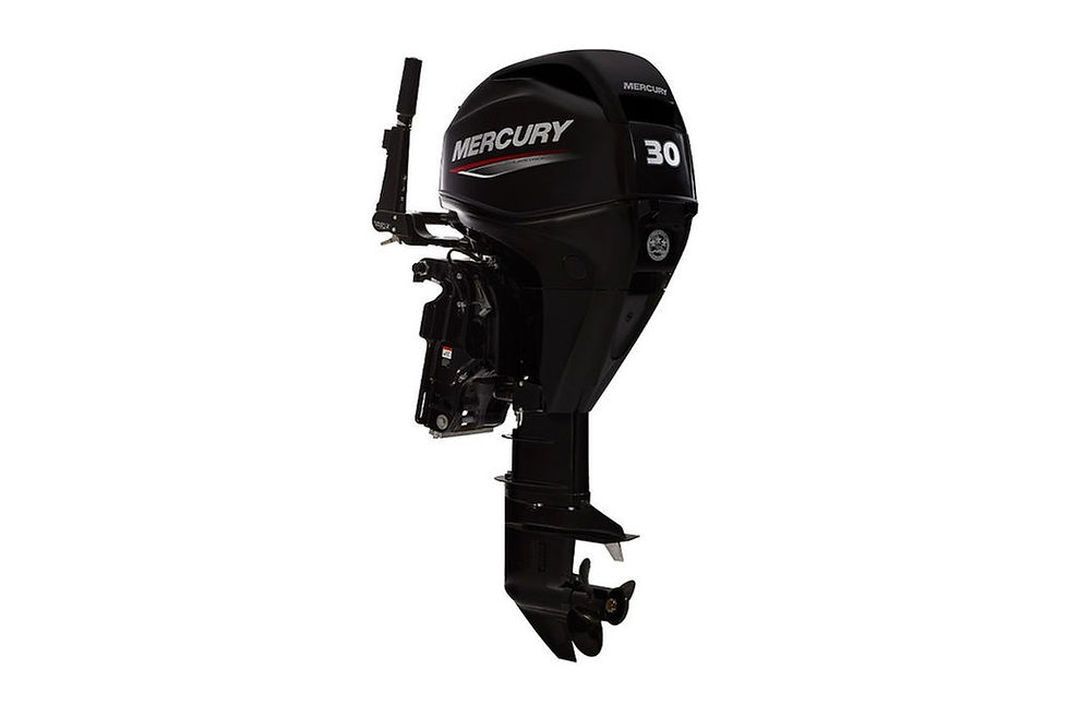 Thumbnail: Mercury 30HP EFI Outboard Motor with Tiller, Electric Start, 20-inch Shaft