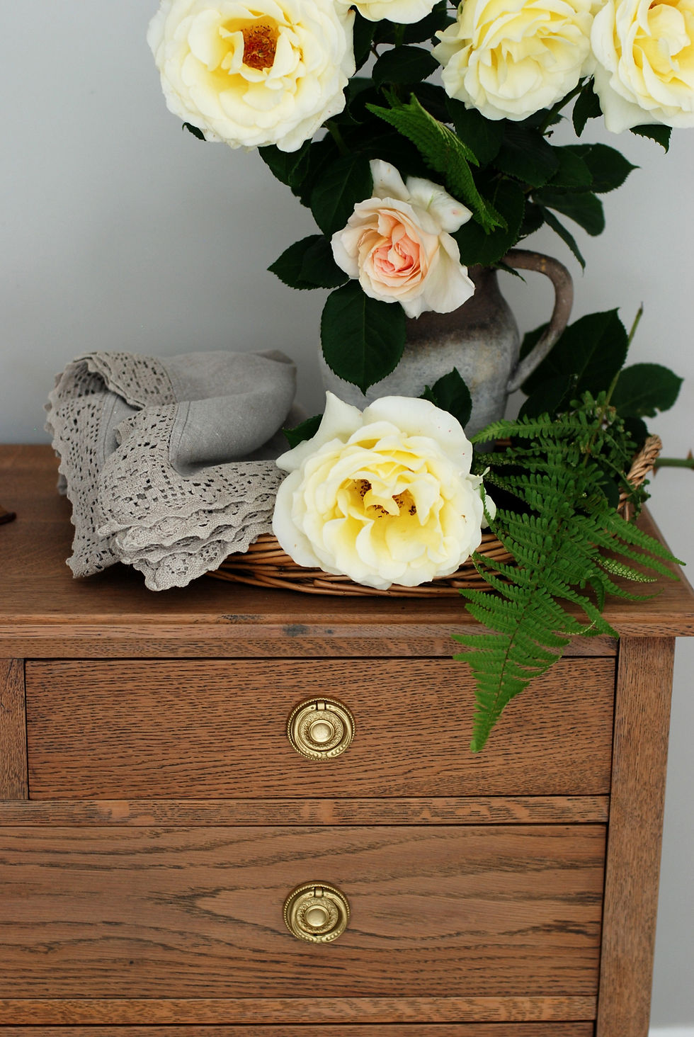 Thumbnail: Four Drawer Edwardian Raw Oak Chest of Drawers