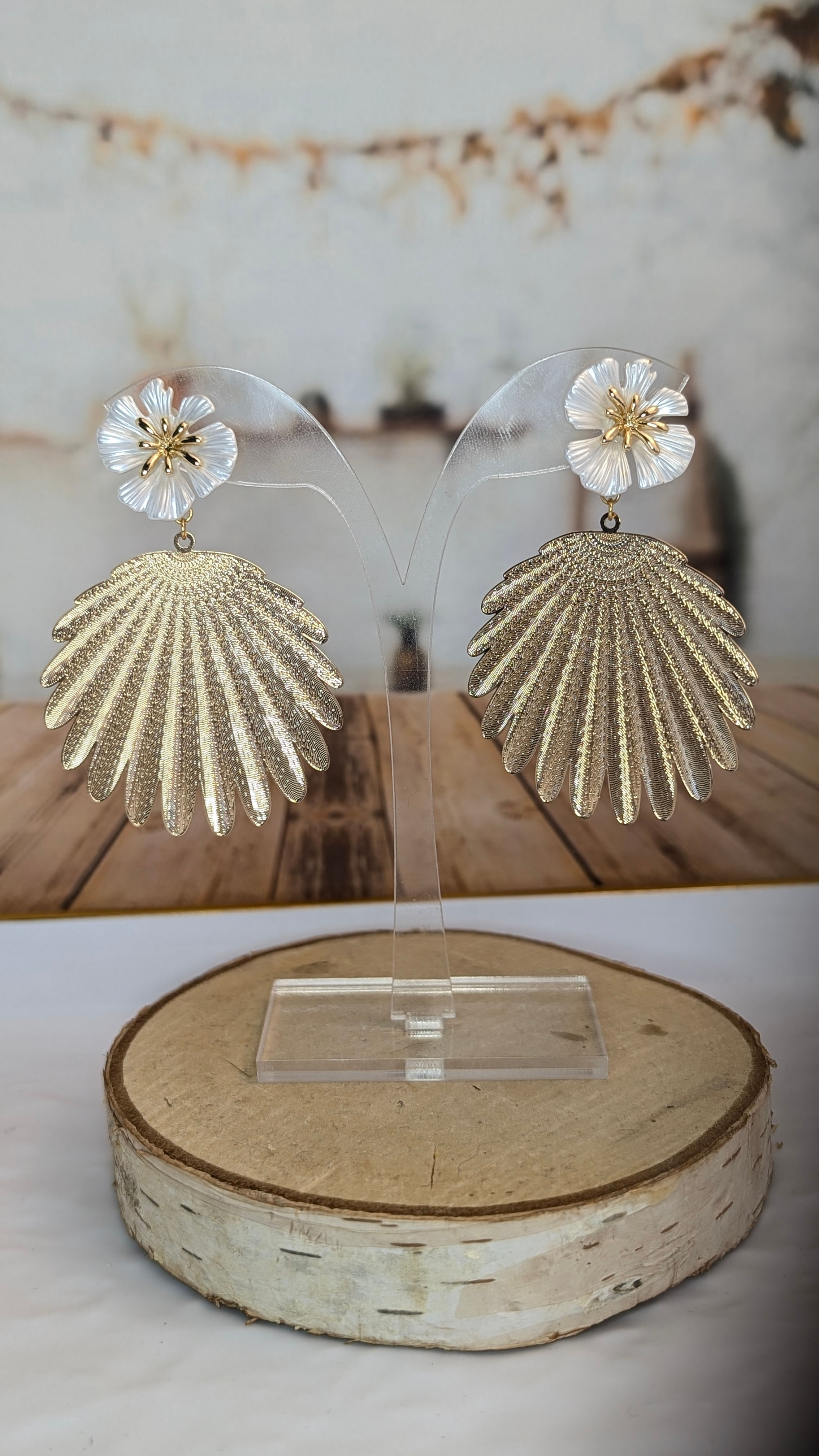 Boucles d'oreilles "Pampilles"