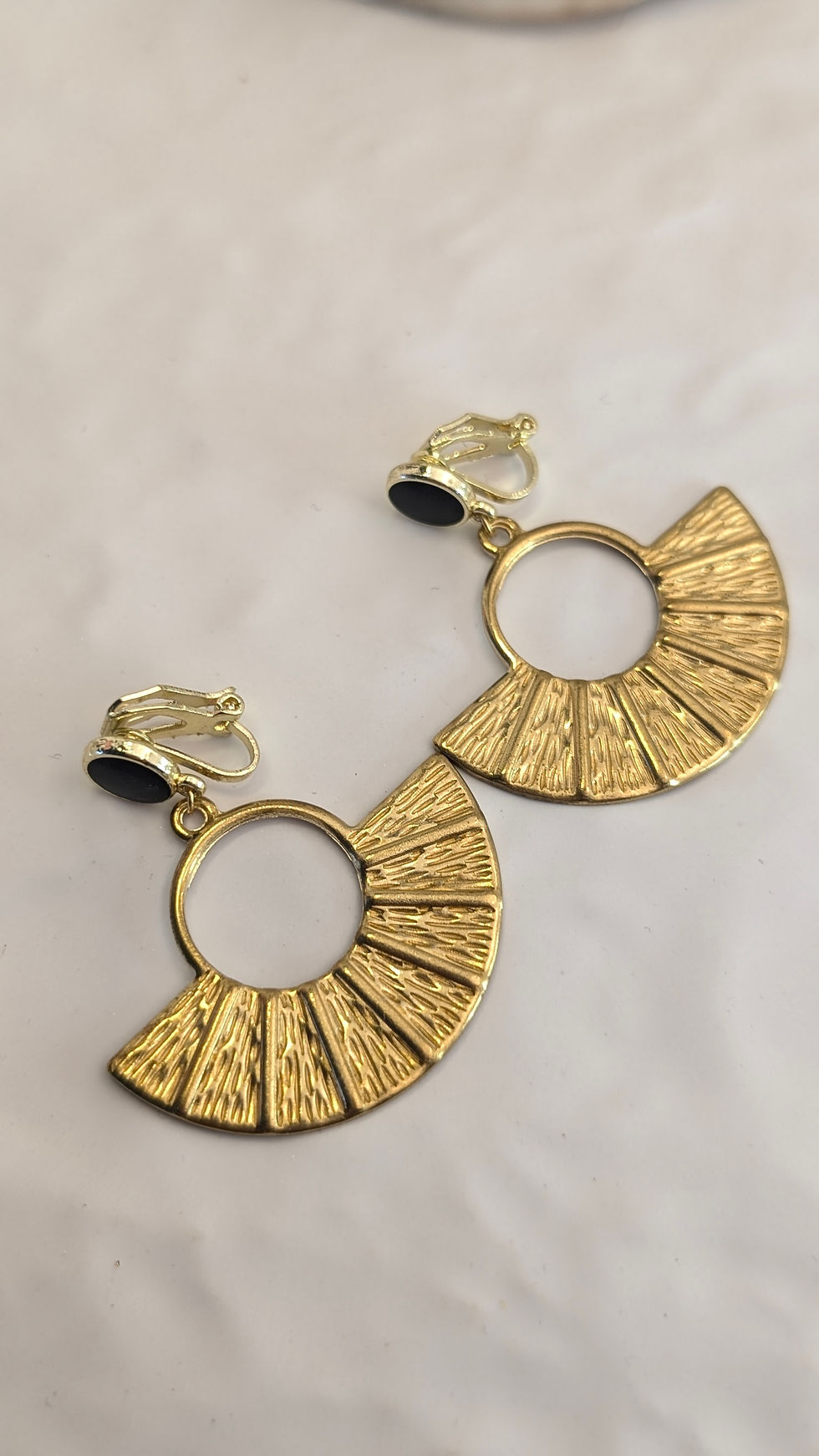 Miniature : Boucles d'oreilles clips "Aztèque"
